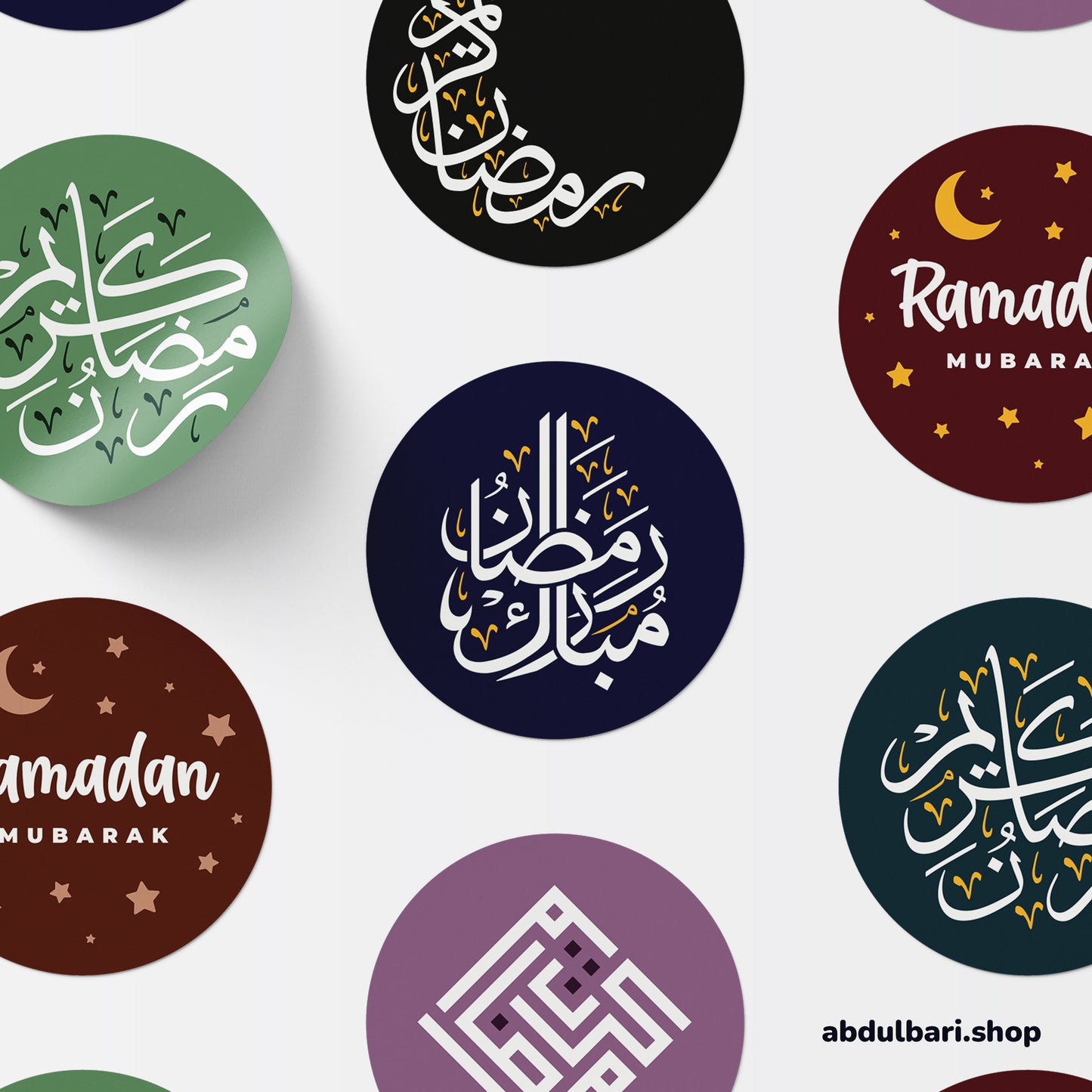 Ramadan Mubarak & Ramadan Kareem Stickers