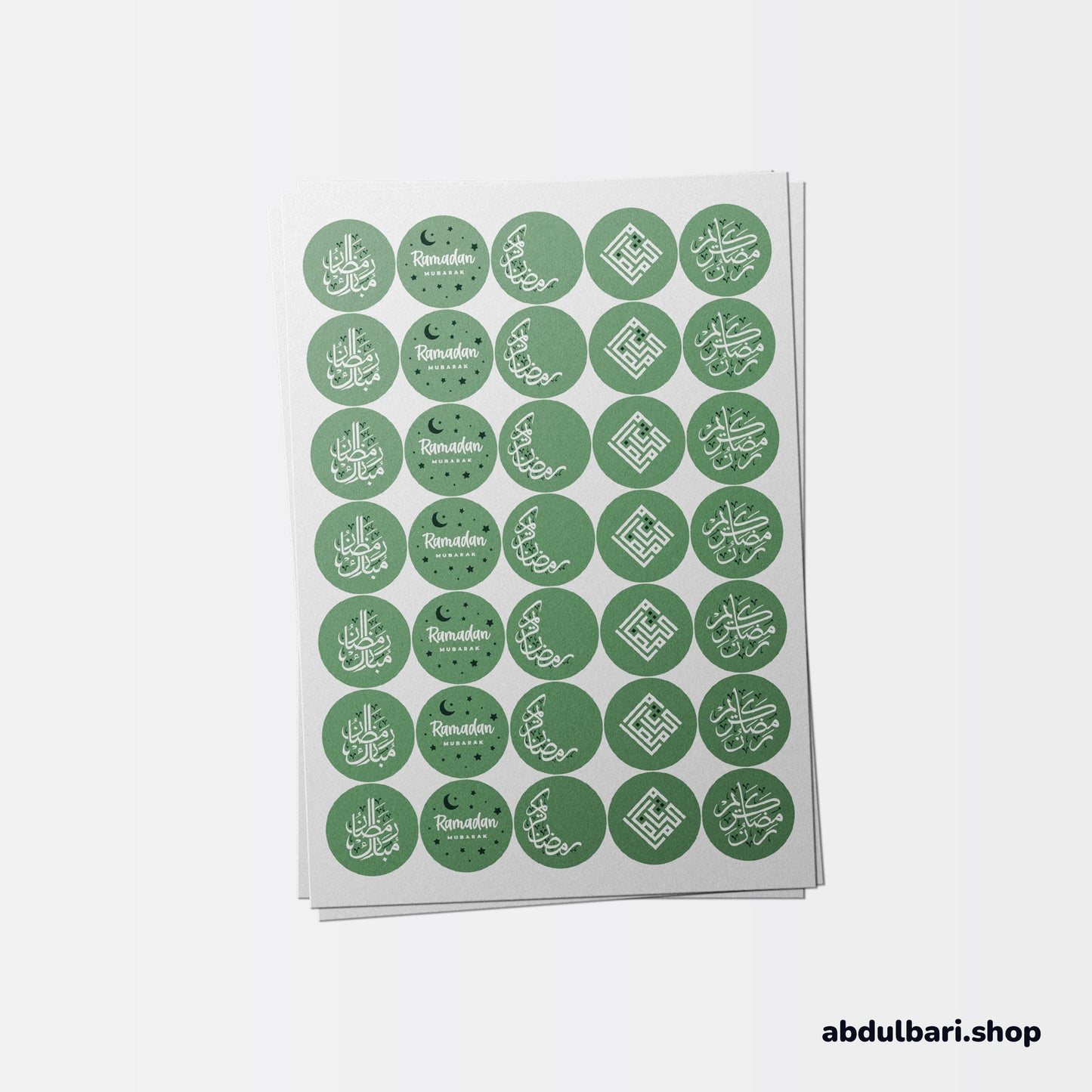 Ramadan Mubarak & Ramadan Kareem Stickers