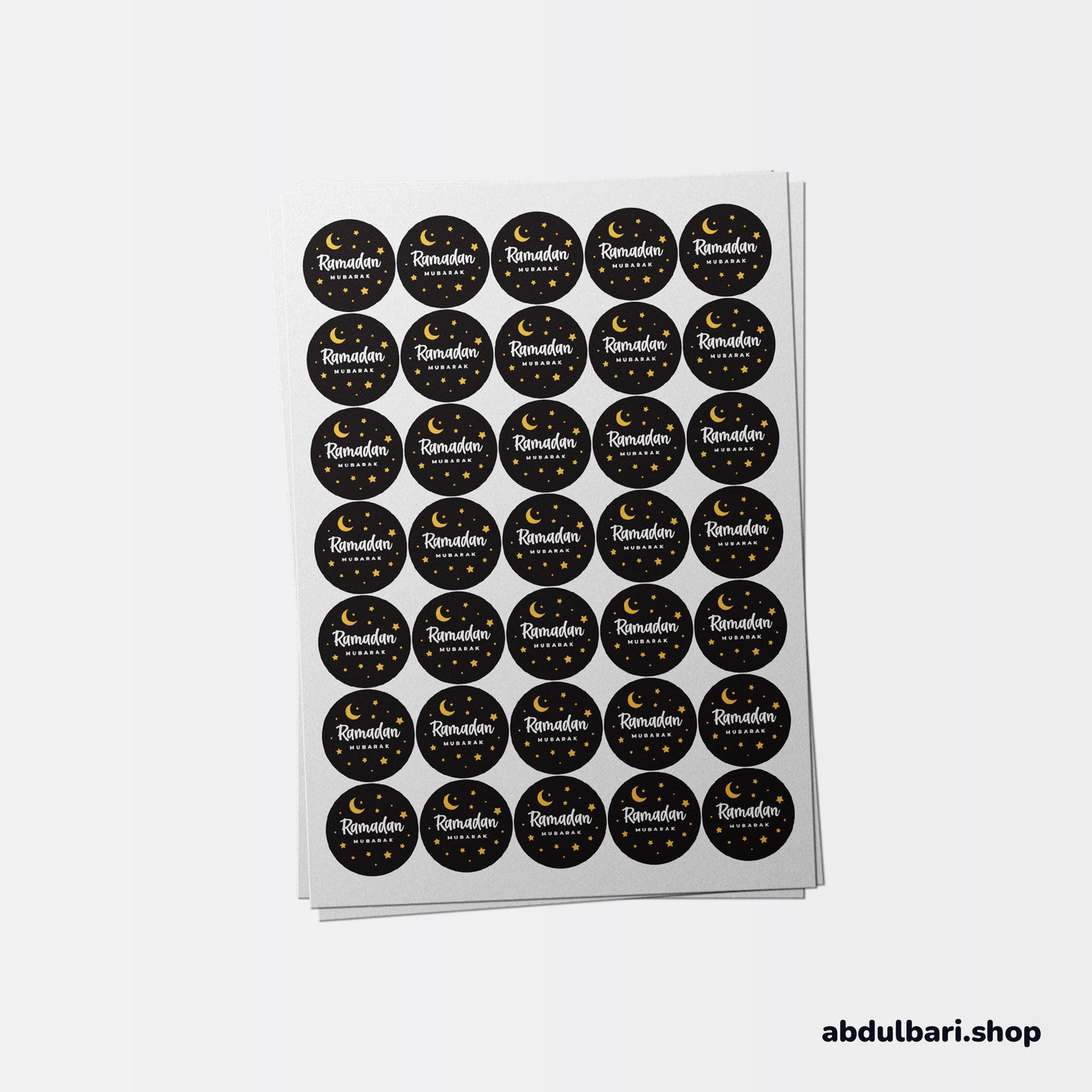 Ramadan Mubarak & Ramadan Kareem Stickers