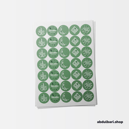Ramadan Mubarak & Ramadan Kareem Stickers
