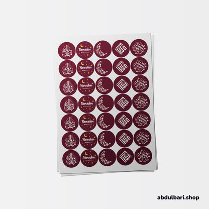 Ramadan Mubarak & Ramadan Kareem Stickers