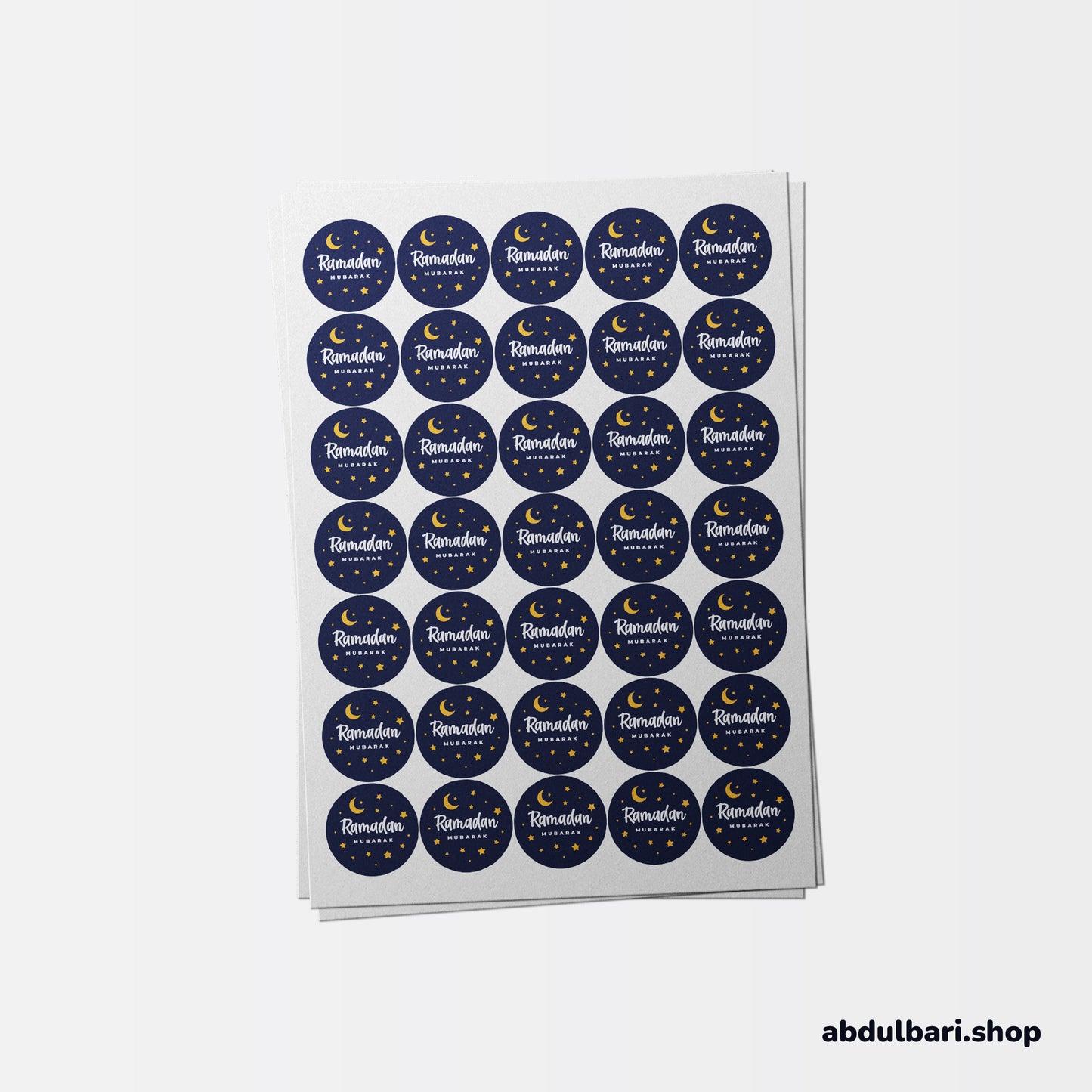 Ramadan Mubarak & Ramadan Kareem Stickers