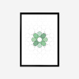 The Eightfold Rosette | Geometric Art Print