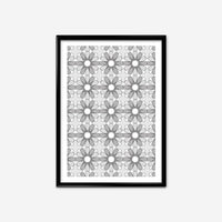 Twelvefold Rosette | Geometric Art Print